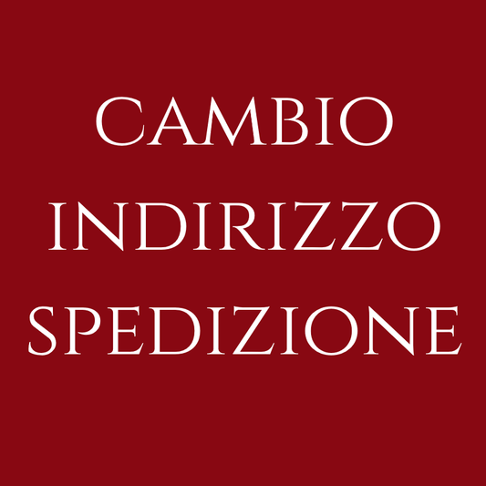 Cambio Indirizzo Spedizione