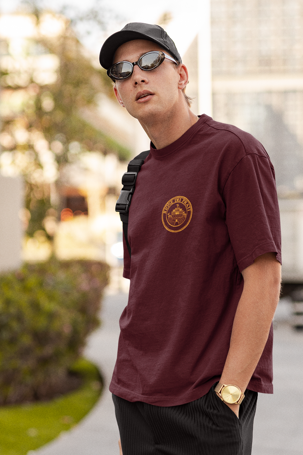 Maglietta Rione Prati (XXII) giallorossa