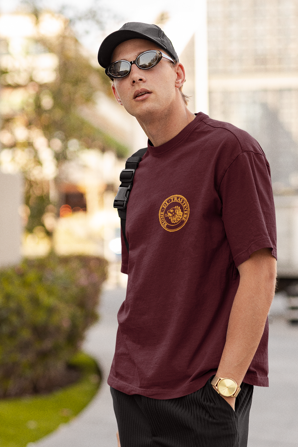 Maglietta Rione Trastevere (XIII) giallorossa