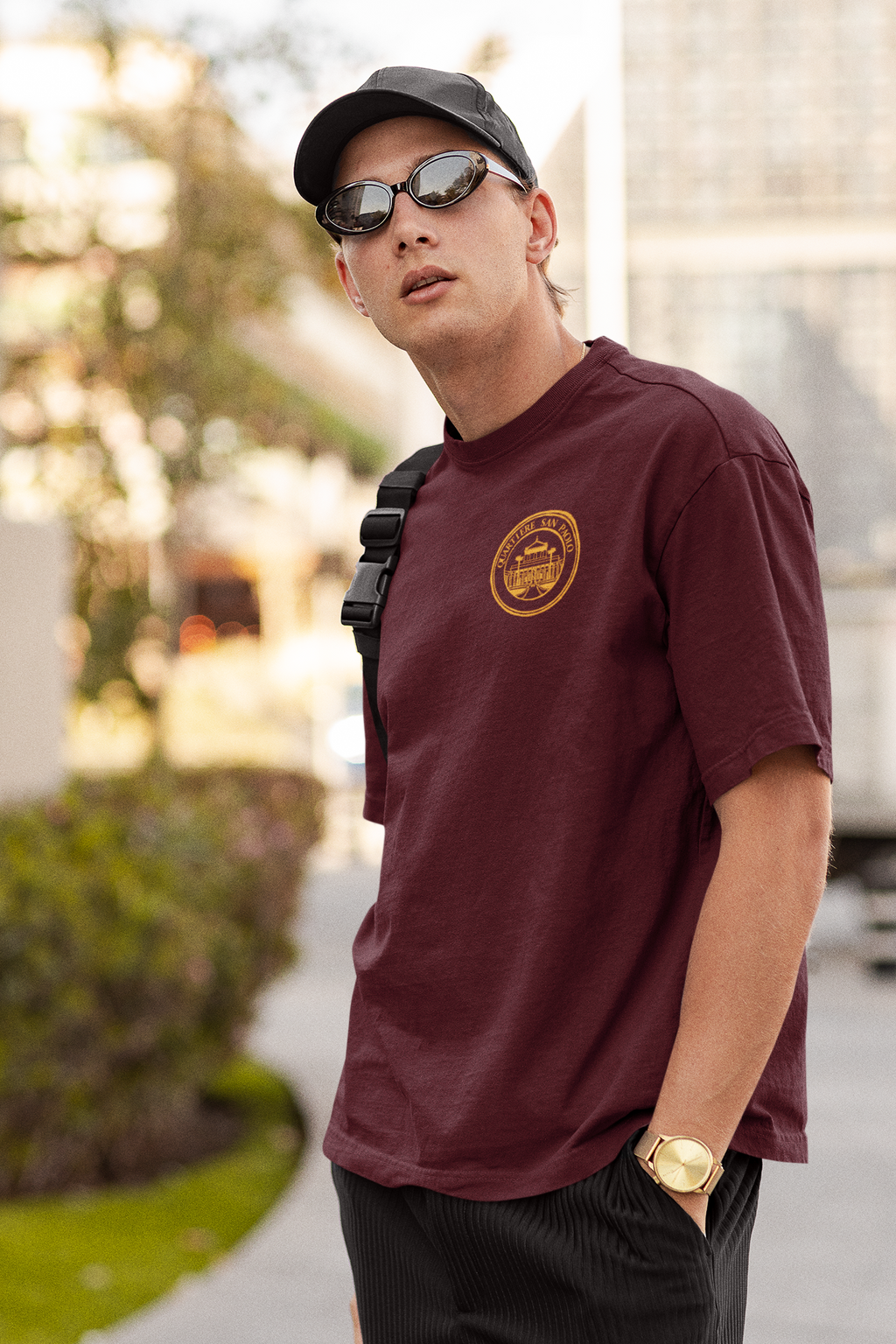 Maglietta quartiere San Paolo giallorossa