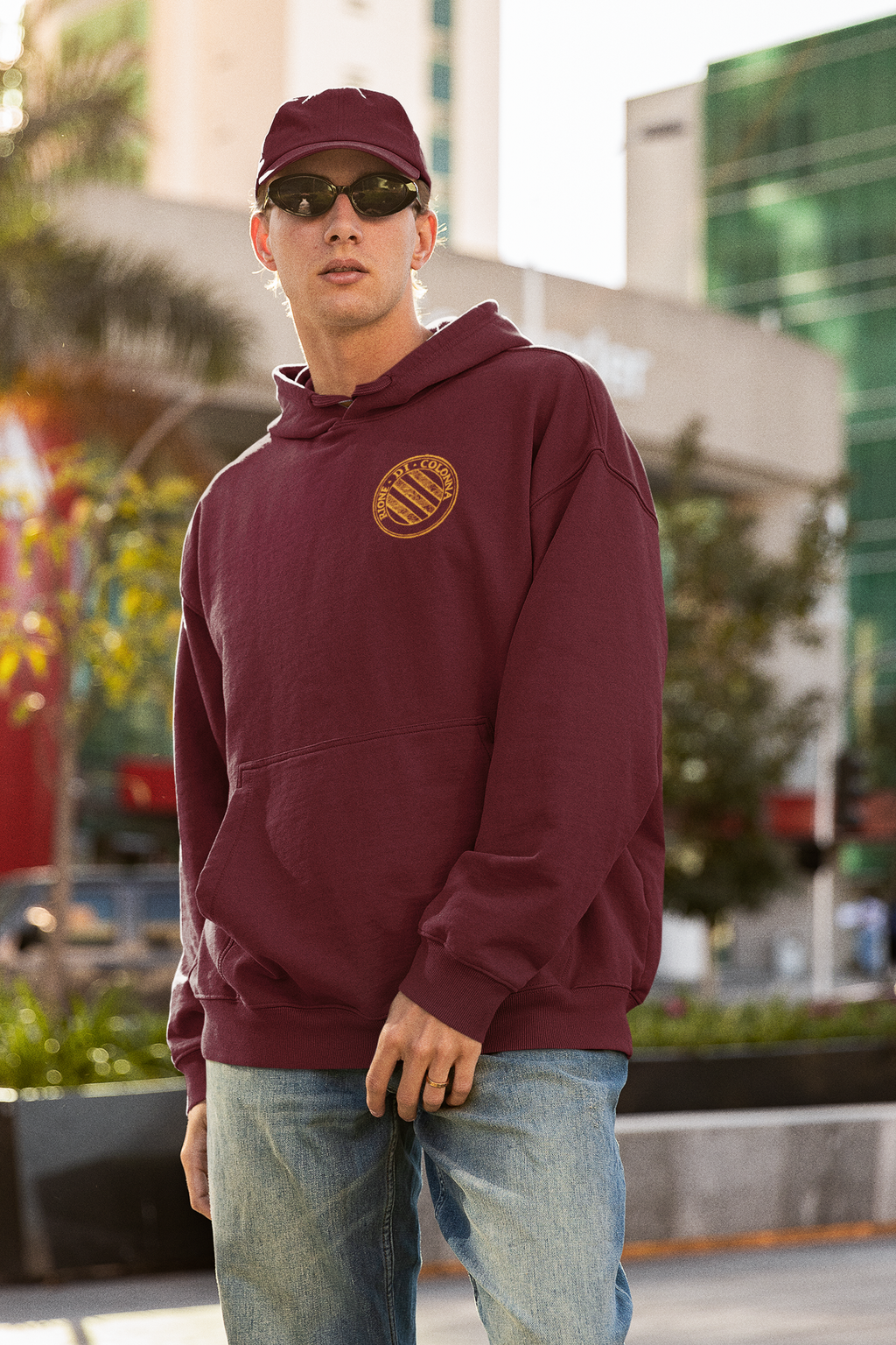 Felpa Rione Colonna (III) rossa