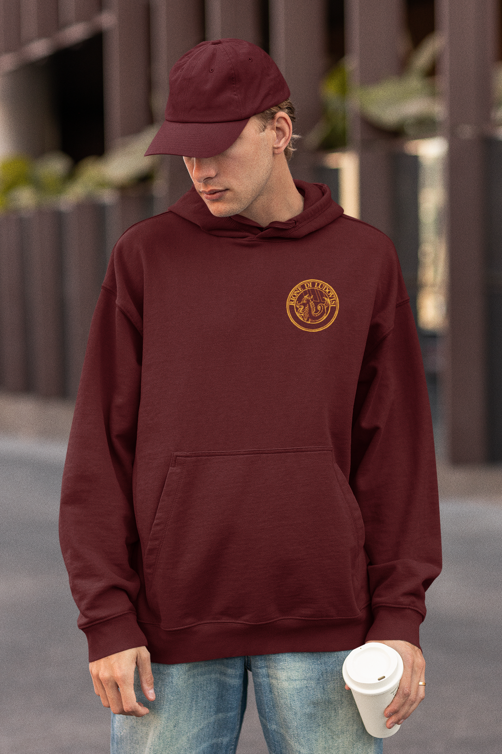 Felpa Rione Ludovisi (XVI) rossa