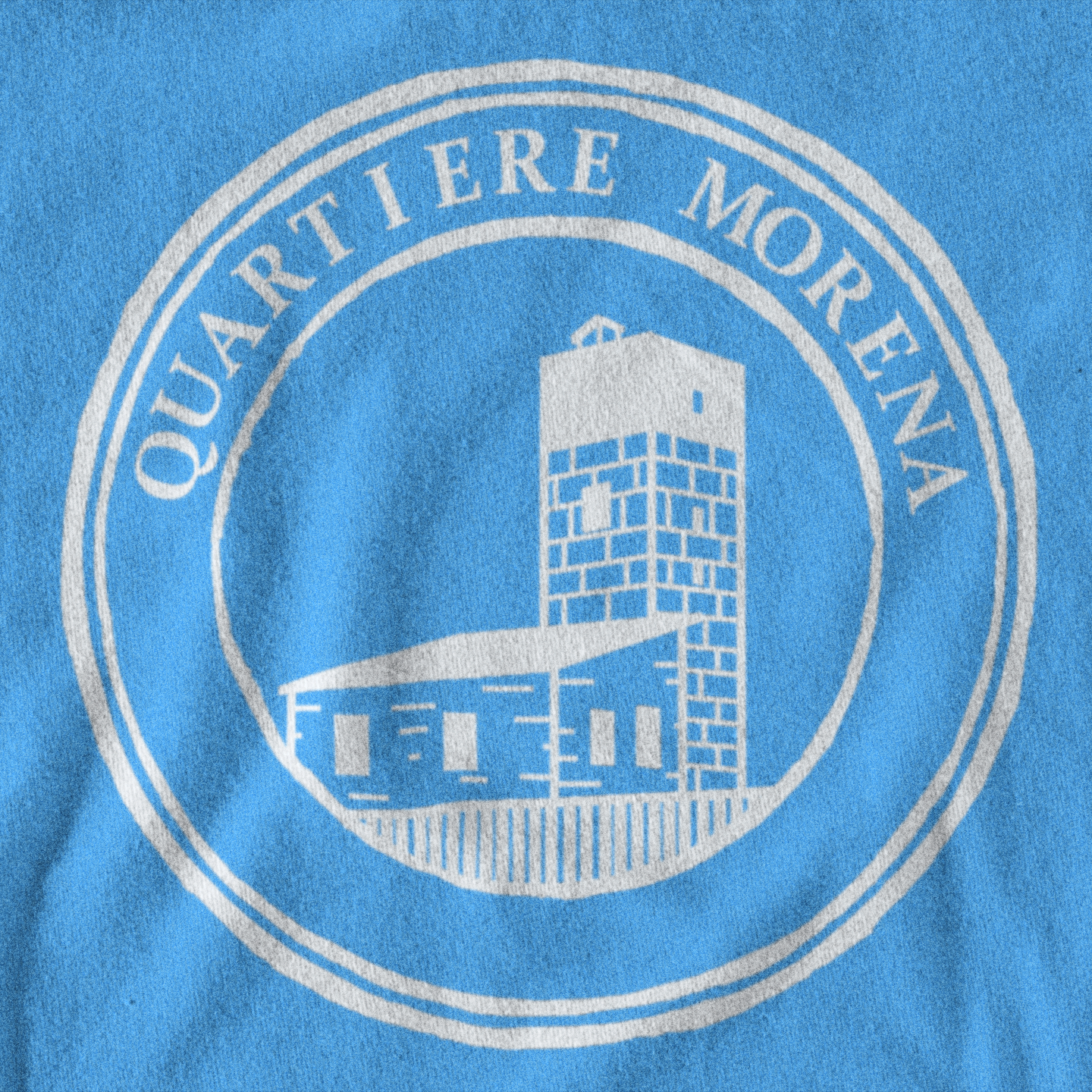 Maglietta quartiere Morena biancoceleste