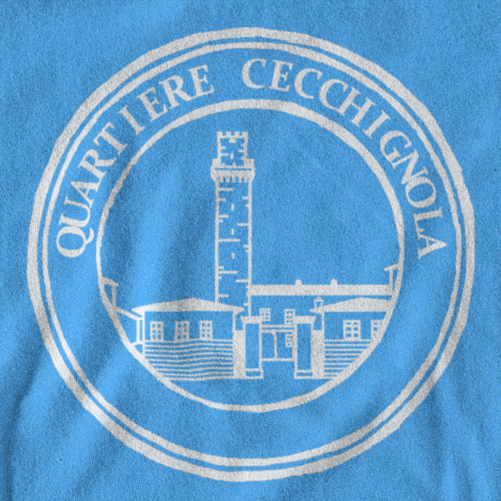Maglietta quartiere Cecchignola biancoceleste