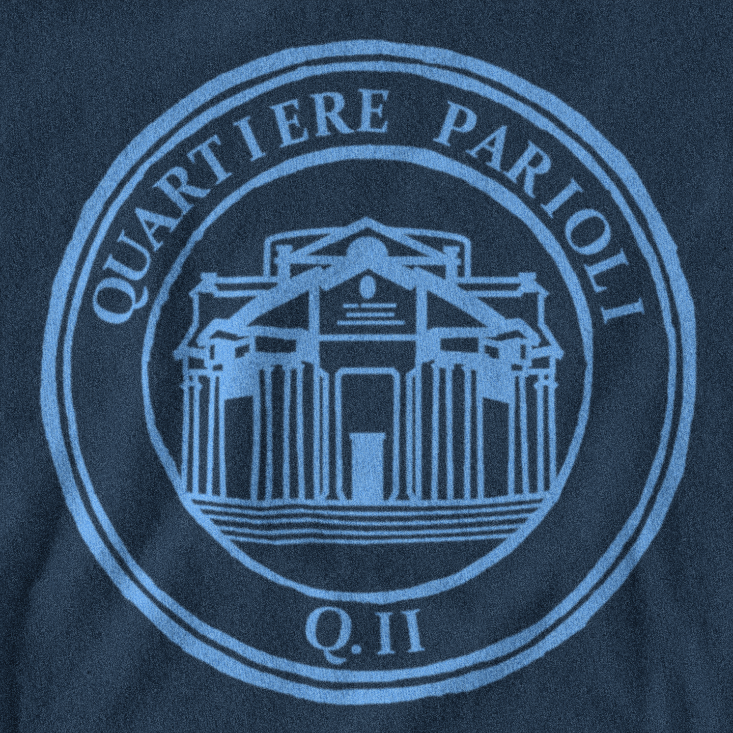 Maglietta quartiere Parioli (II) biancoceleste