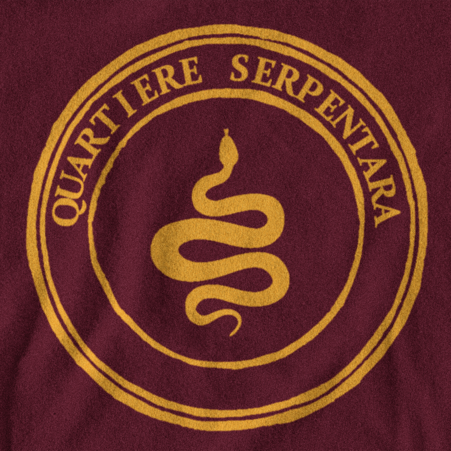 Maglietta quartiere Serpentara giallorossa