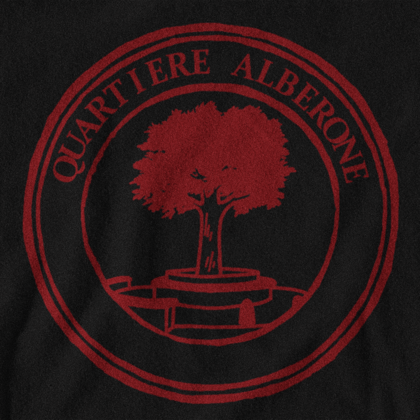 Maglietta quartiere Alberone giallorossa