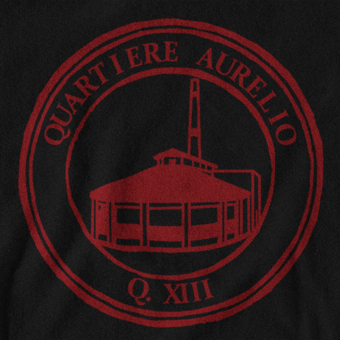 Maglietta quartiere Aurelio (XIII) giallorossa