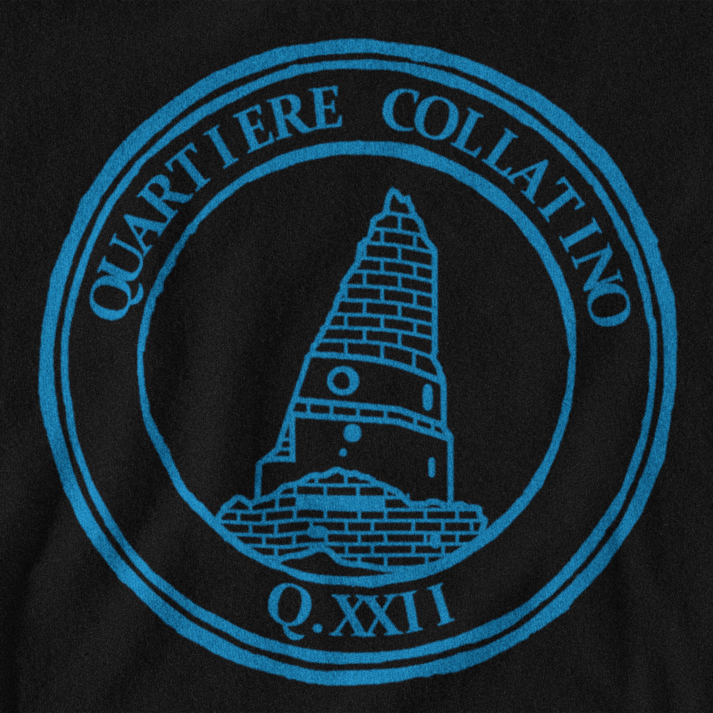 Maglietta quartiere Collatino (XXII) biancoceleste