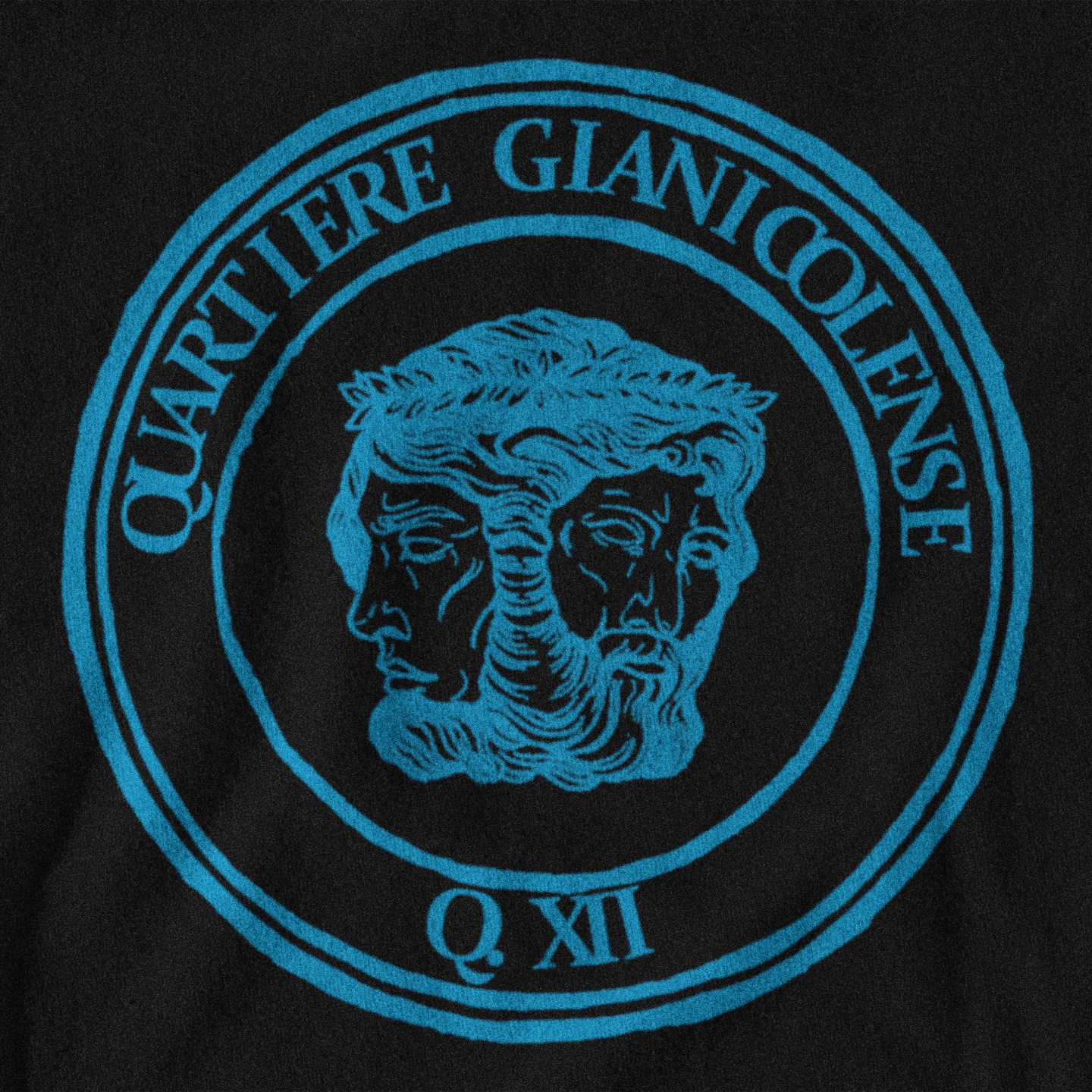 Maglietta quartiere Gianicolense (XII) biancoceleste