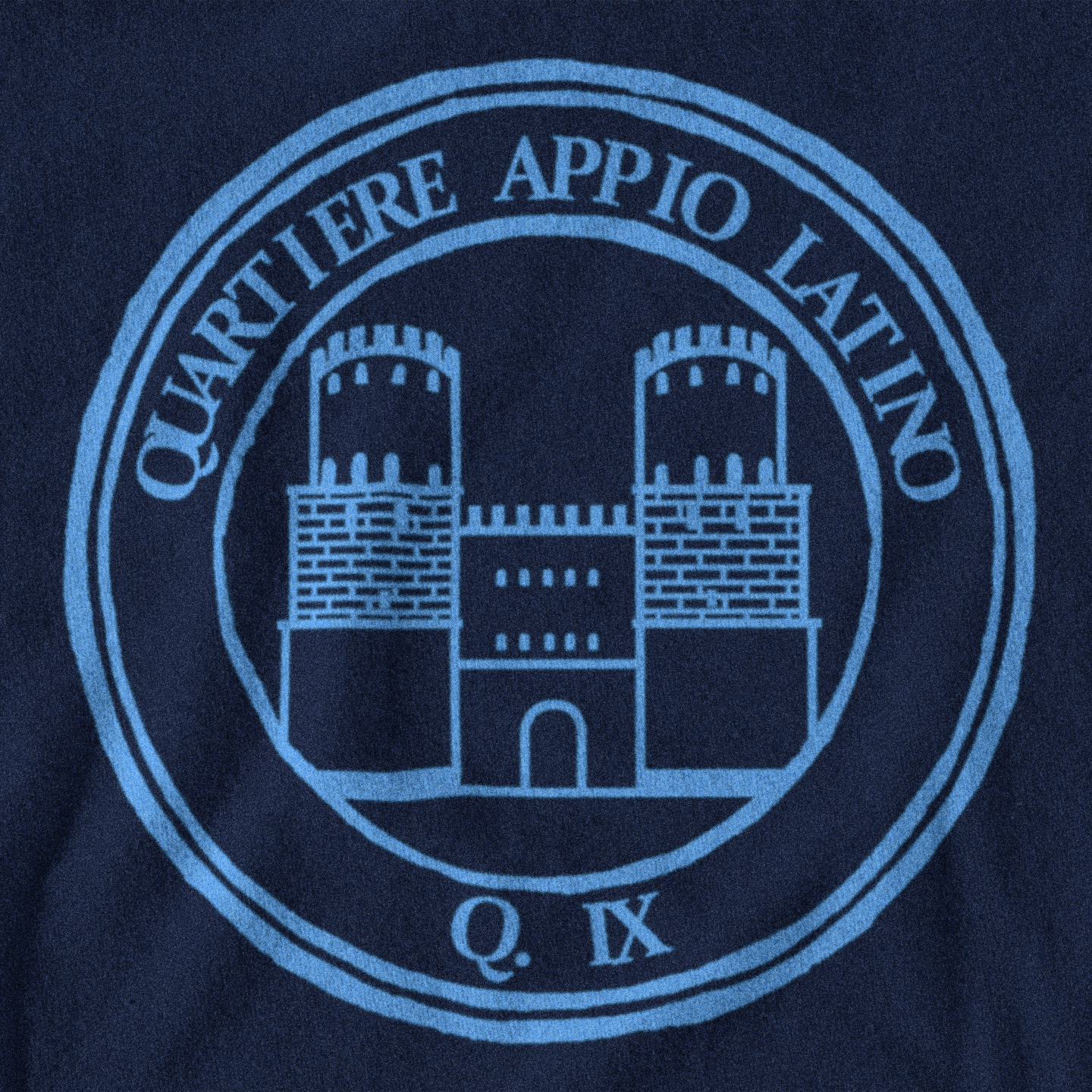 Maglietta quartiere Appio Latino (IX) giallorossa