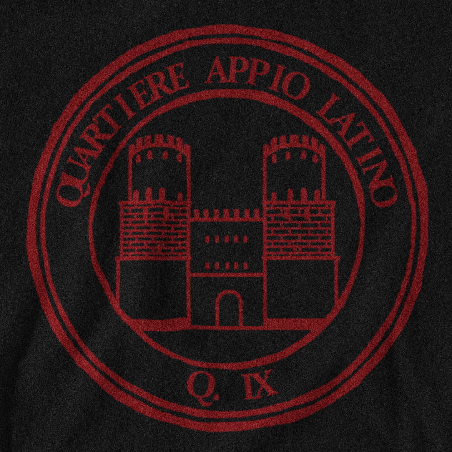 Maglietta quartiere Appio Latino (IX) giallorossa