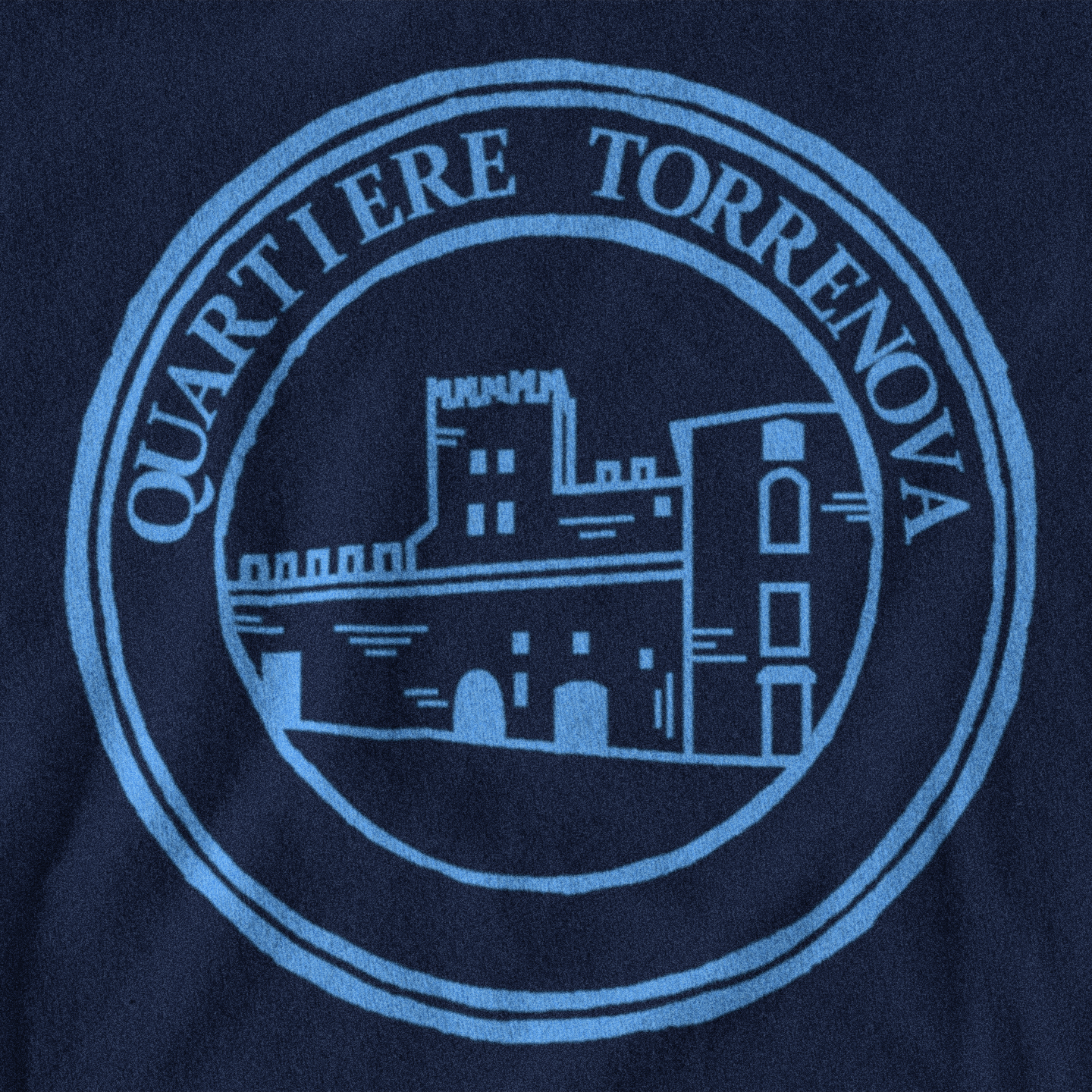 Maglietta quartiere Torrenova giallorossa