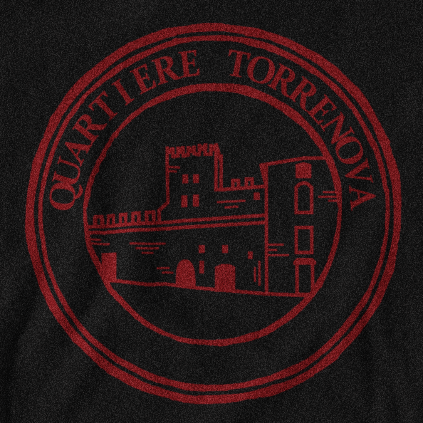 Maglietta quartiere Torrenova giallorossa