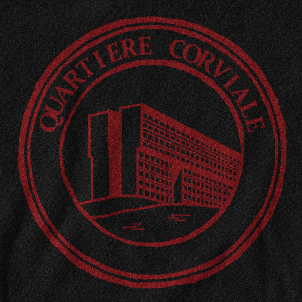 Maglietta quartiere Corviale giallorossa