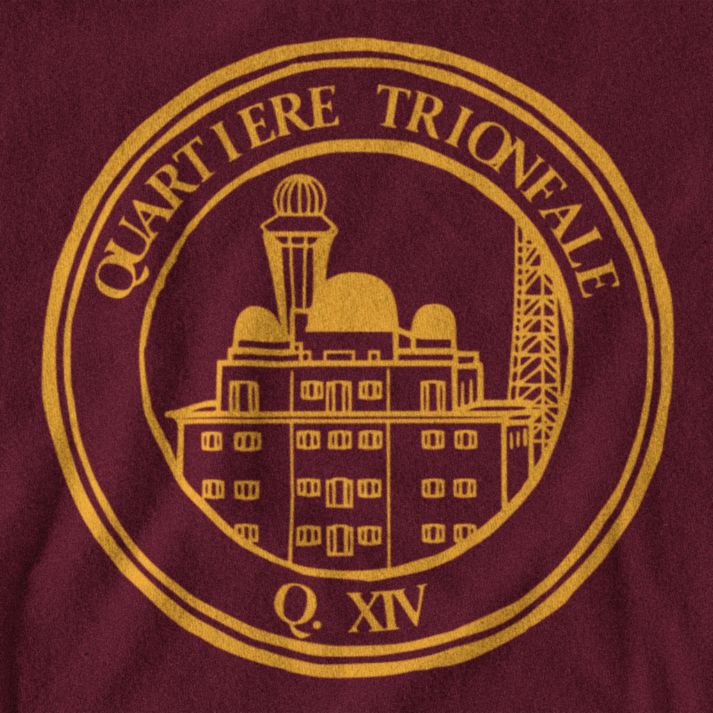 Maglietta quartiere Trionfale (XIV) giallorossa