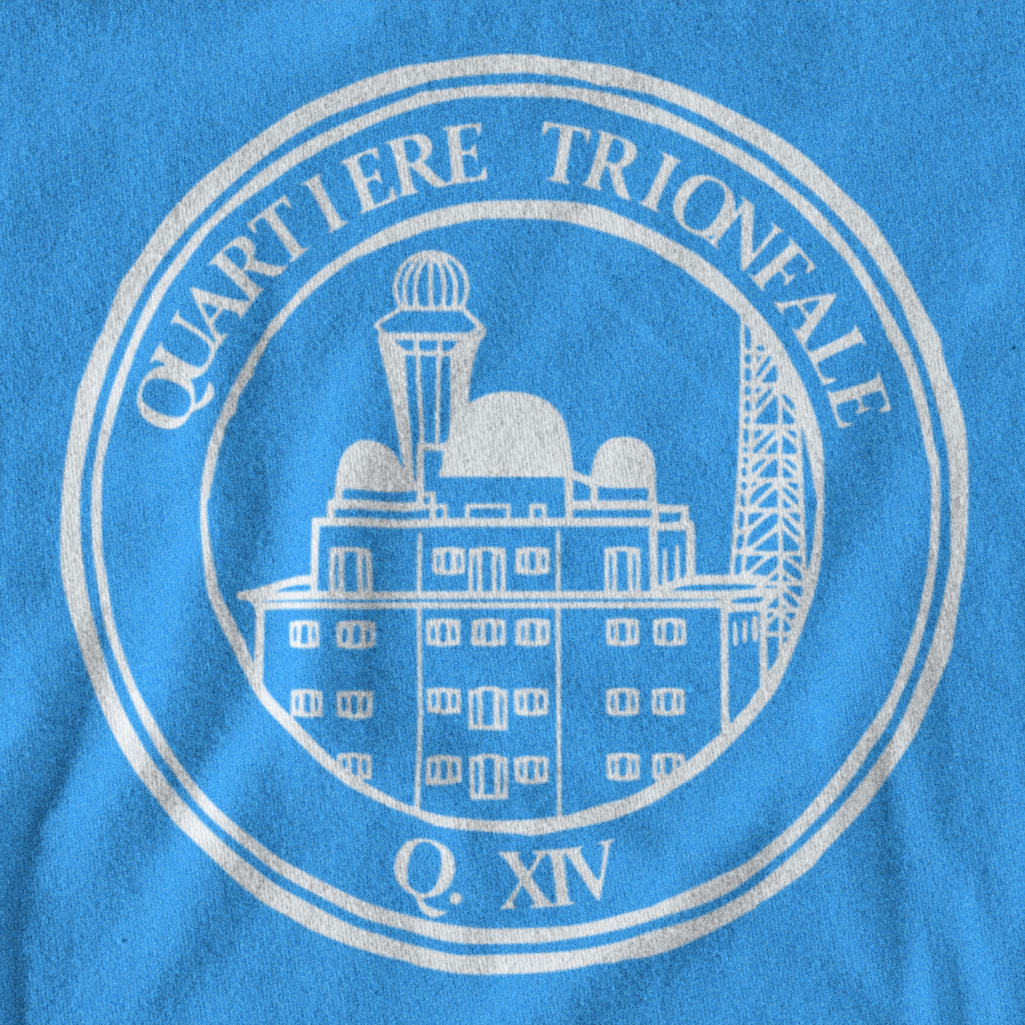 Maglietta quartiere Trionfale (XIV) biancoceleste