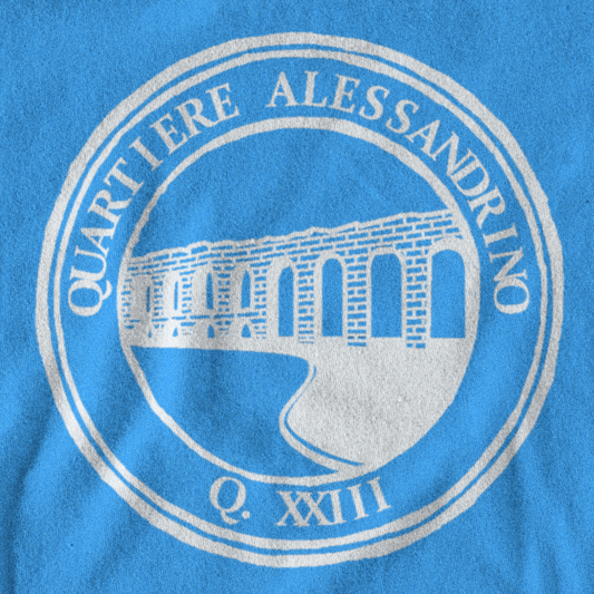 Maglietta quartiere Alessandrino (XXIII) biancoceleste