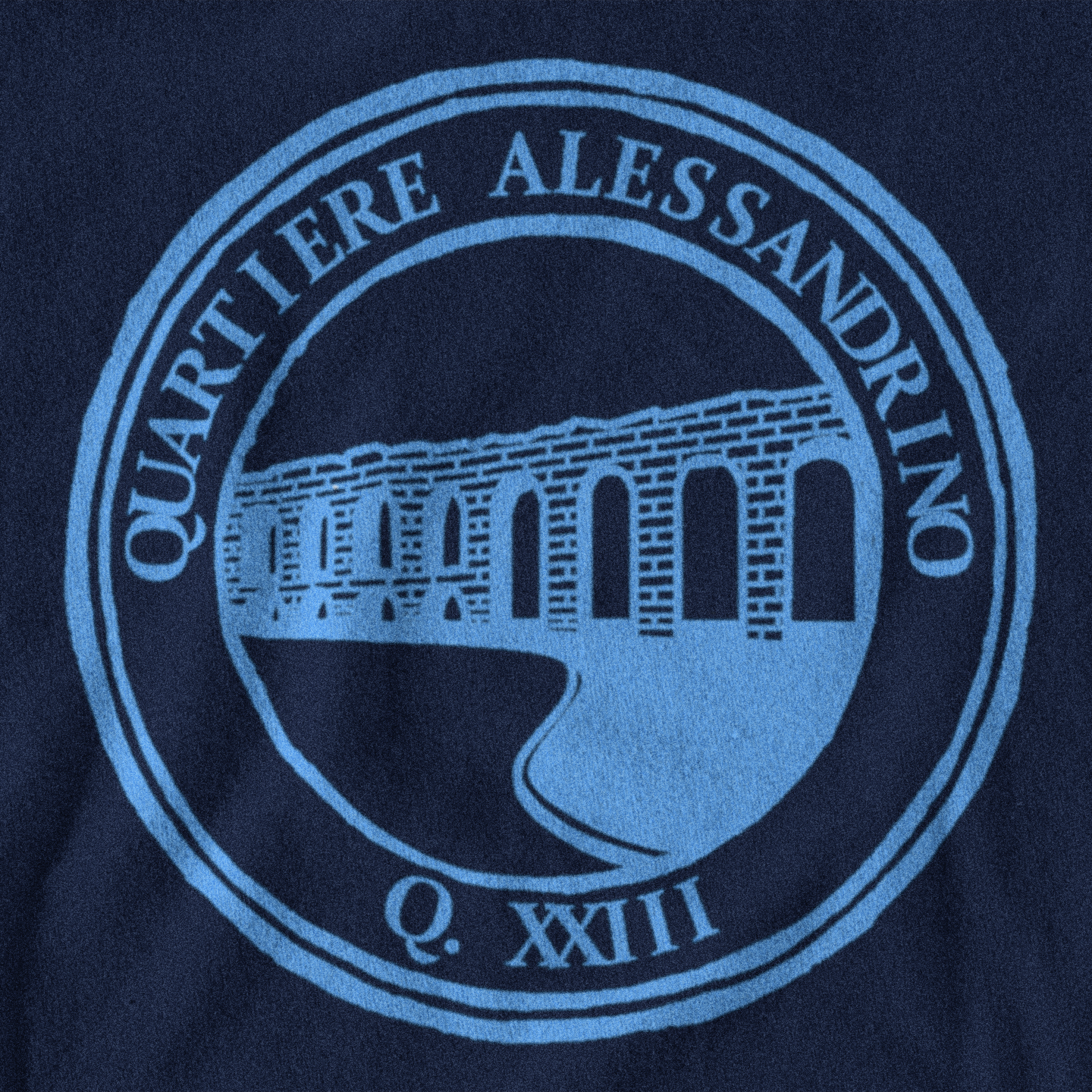 Maglietta quartiere Alessandrino (XXIII) giallorossa