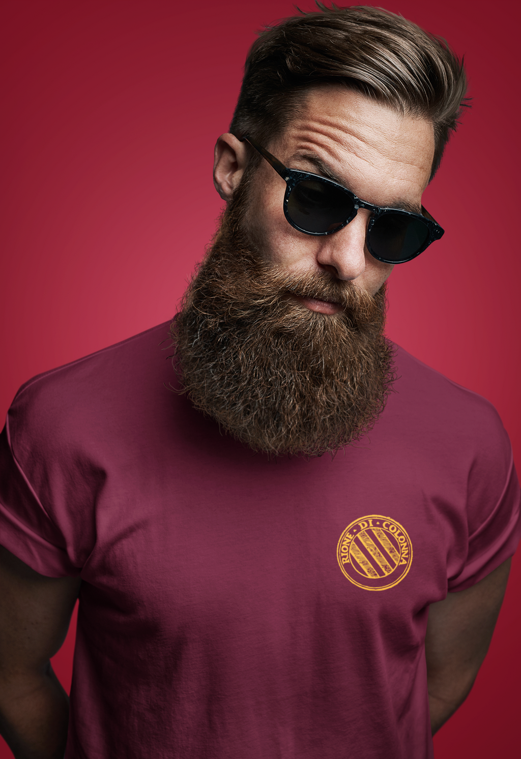 Maglietta Rione Colonna (III) giallorossa