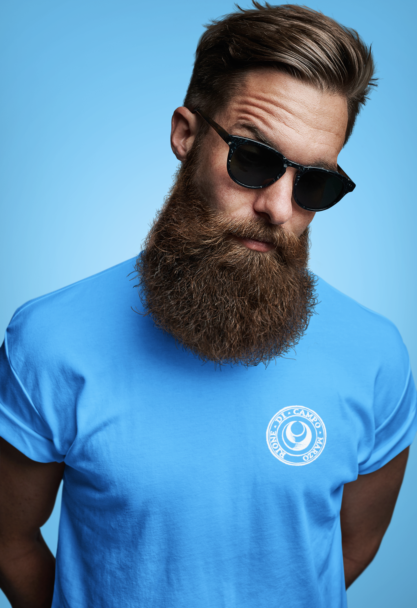 Maglietta Rione Campo Marzio (IV) biancoceleste