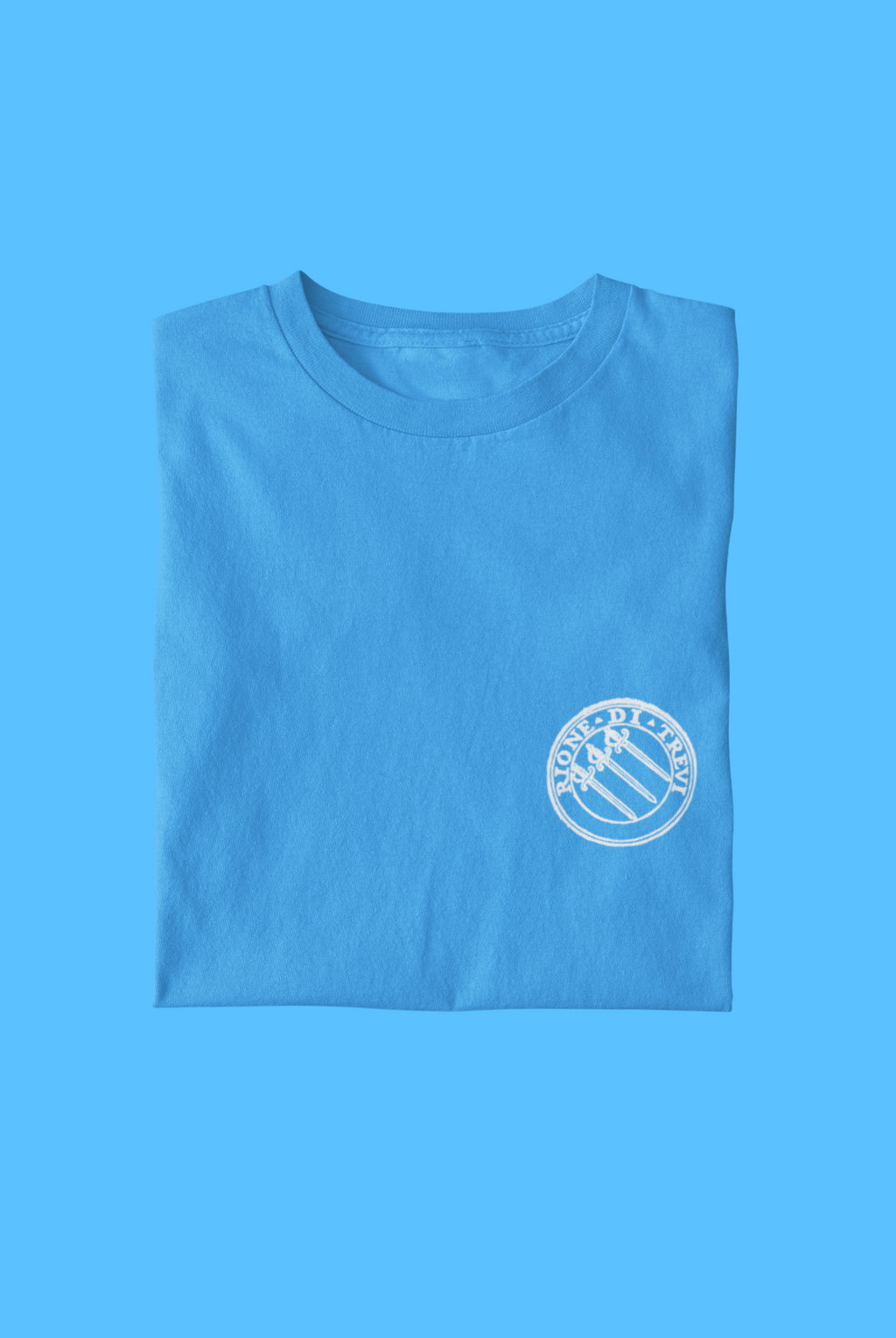 Maglietta Rione Trevi (II) biancoceleste